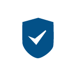 Service icon - blue check mark